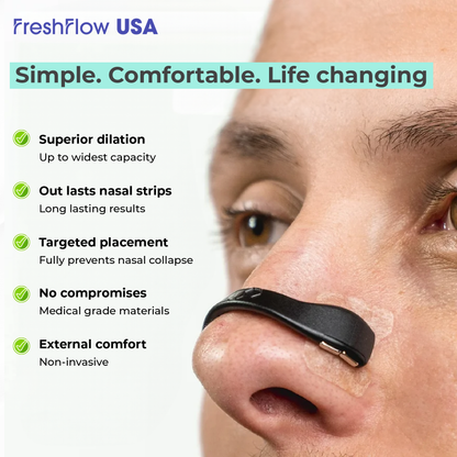 FreshFlow USA - Magnetic Nasal Strips | Flash Sale