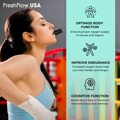 FreshFlow™ USA OxyBoost Breathing Trainer